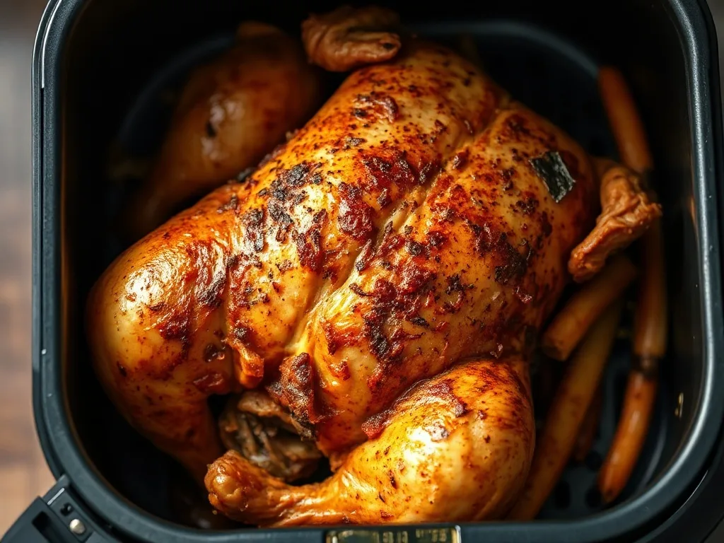Airfryer'da Bütün Tavuk