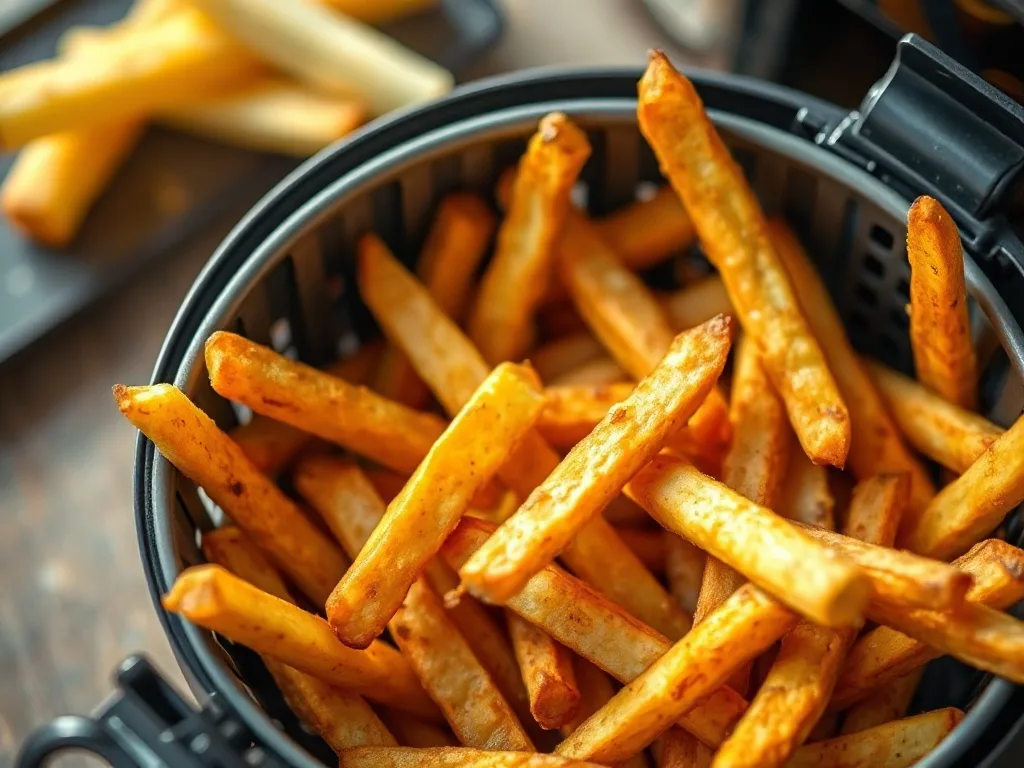 Airfryer'da Dondurulmuş Patates