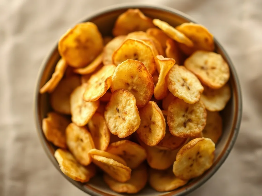 Airfryer'da Muz Cipsi