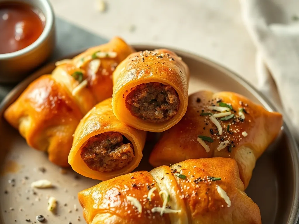 Airfryer'da Sosisli Milföy
