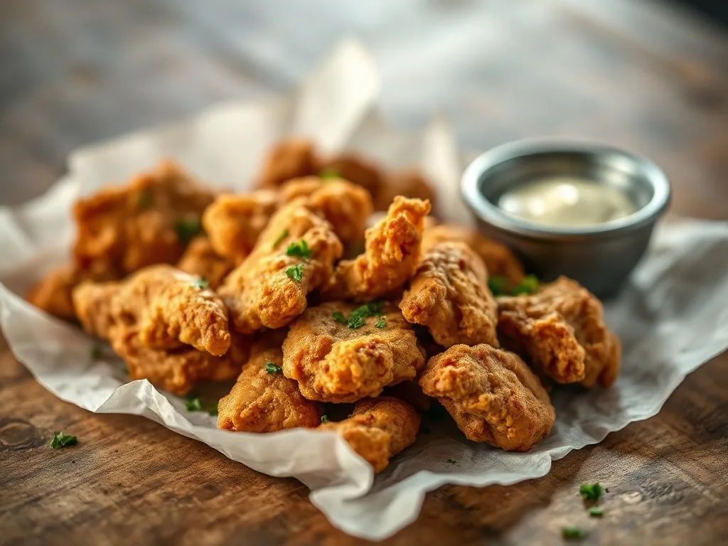 Kalan Tavuk Derisinden Cips
