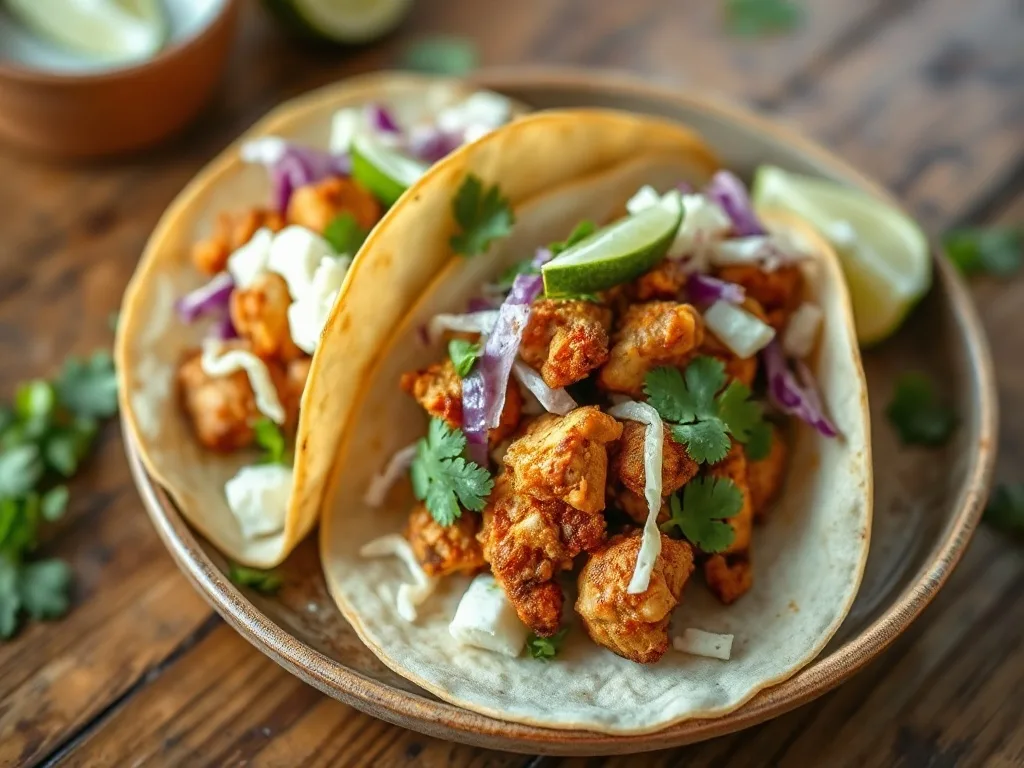 Çıtır Tavuklu Taco