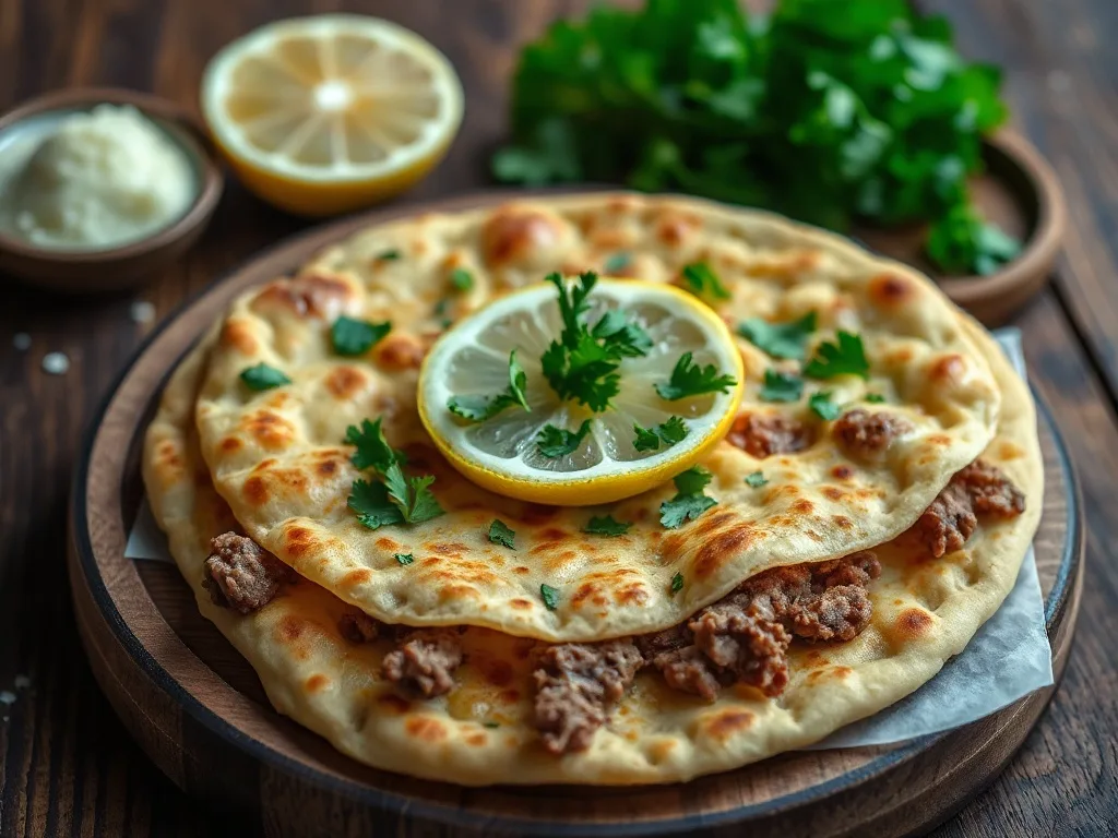 Dondurulmuş Lahmacun