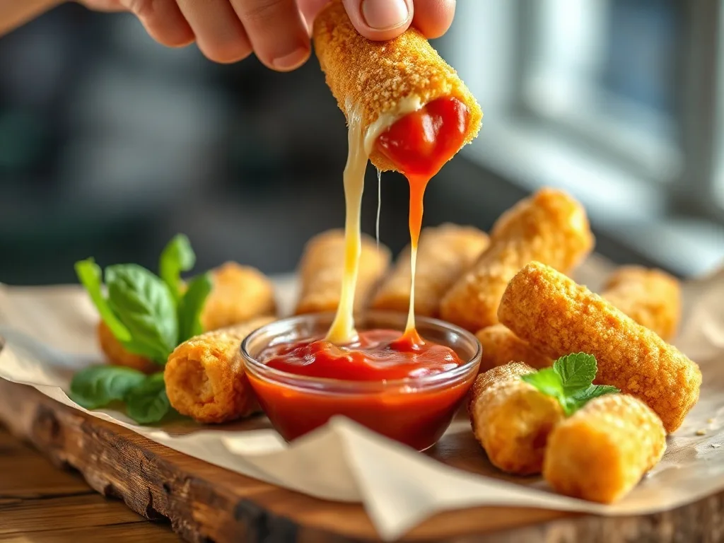 Dondurulmuş Mozzarella Stick