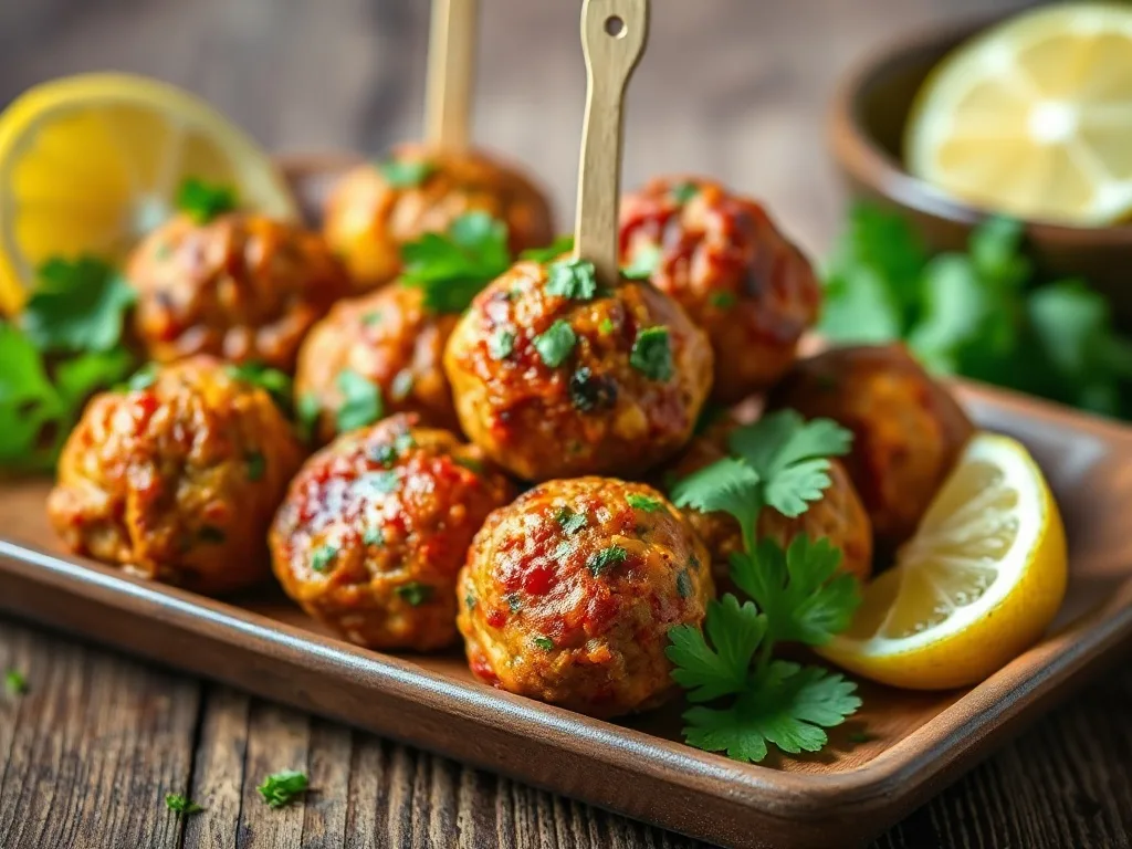 Tikka Baharatlı Tavuk Topları