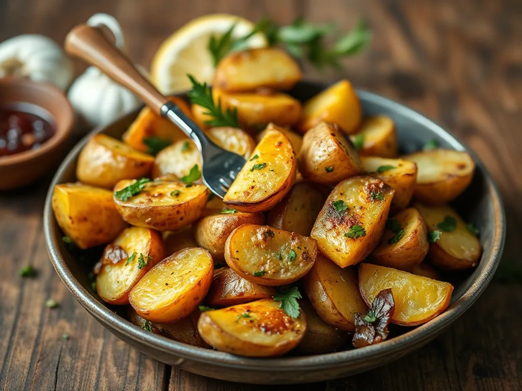 Yunan Usulü Limonlu Patates