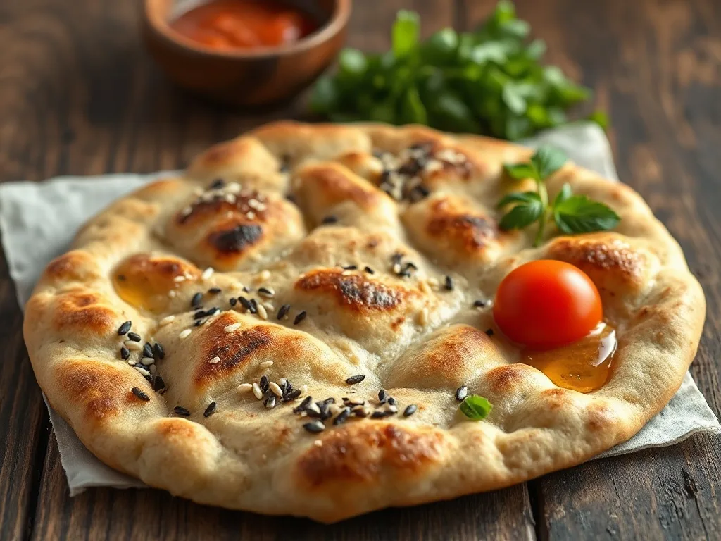 Susamlı Pide Ekmek