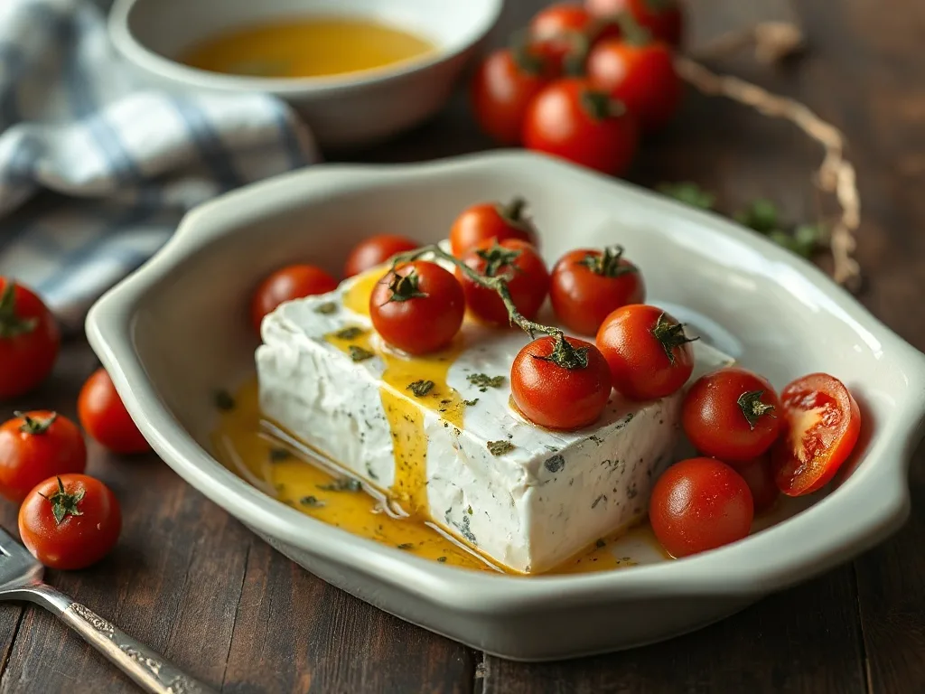 Fırında Beyaz Peynir (Baked Feta)