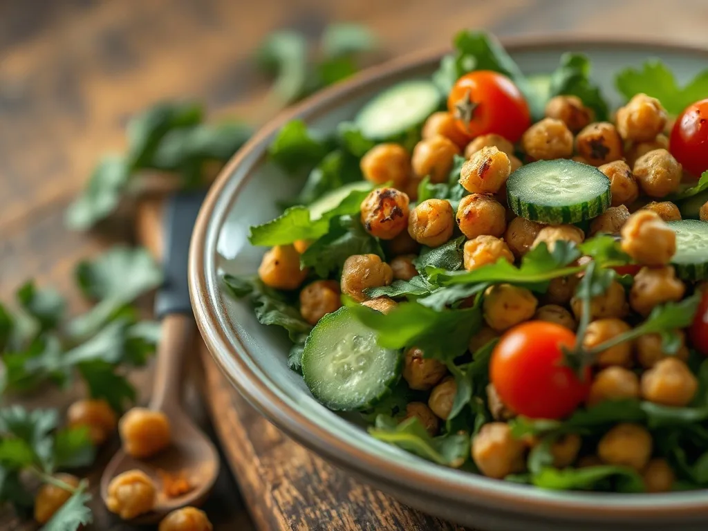 Fit Çıtır Nohutlu Salata