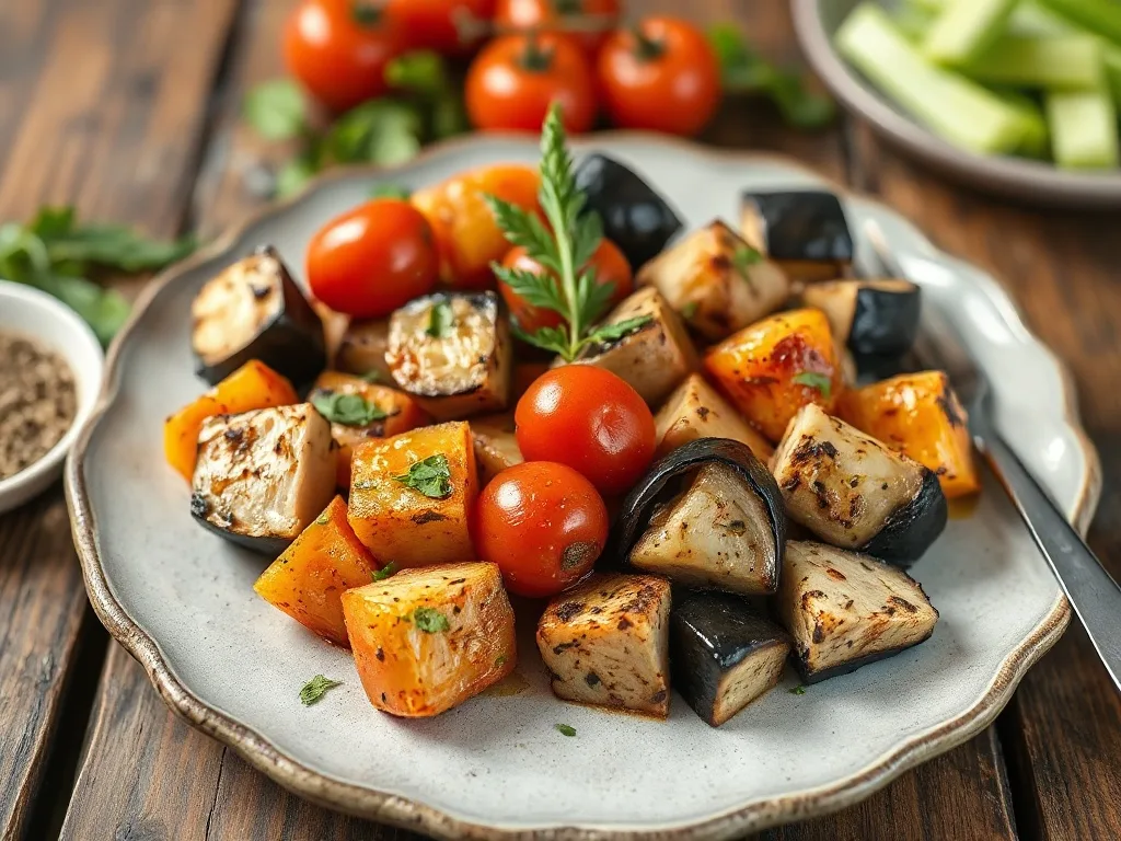 Fit Patlıcanlı Tavuk