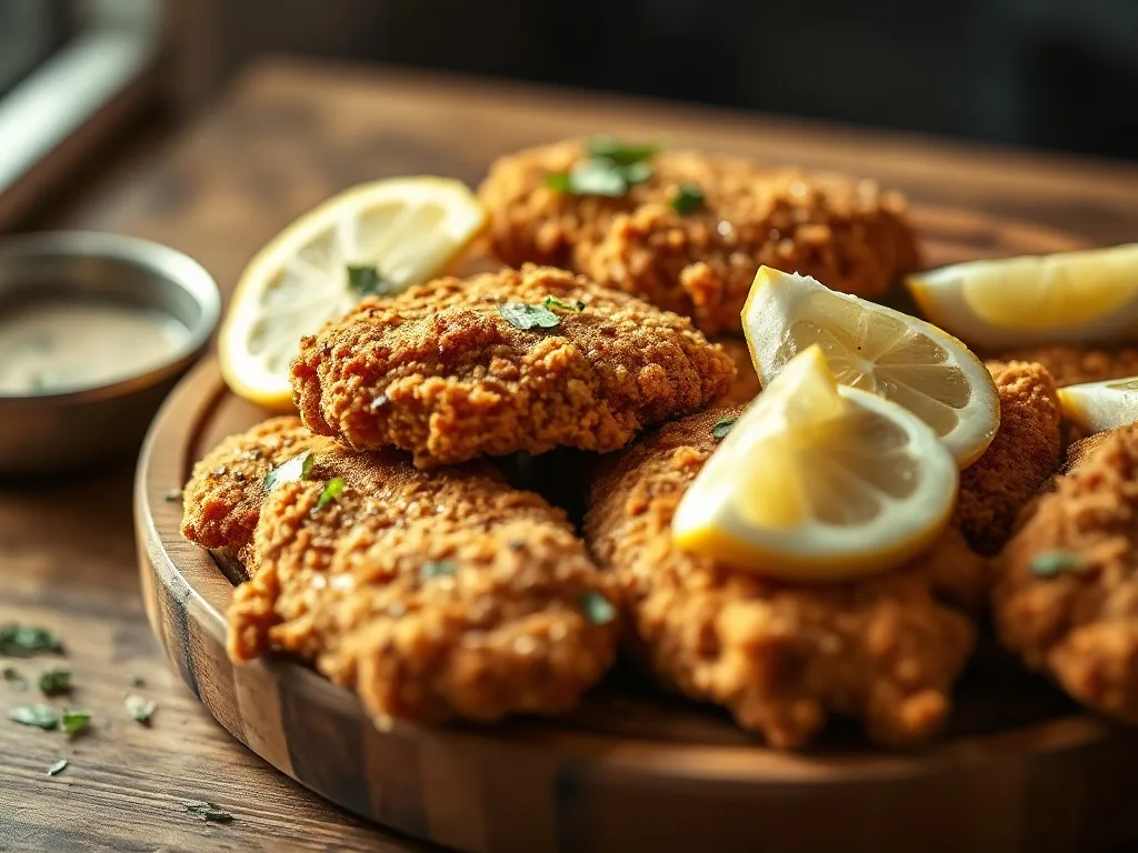 Glutensiz Tavuk Şinitzel