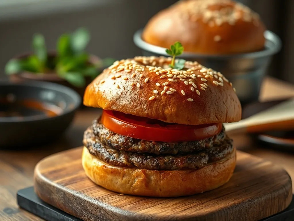 Ev Yapımı Hamburger Ekmeği
