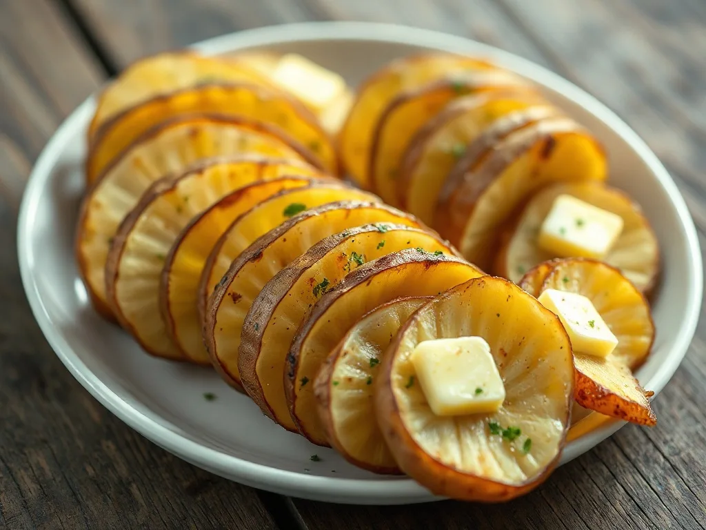 Hasselback Patates