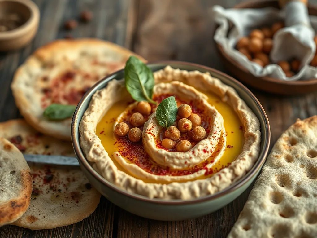 Fırın Nohutlu Humus Tabağı