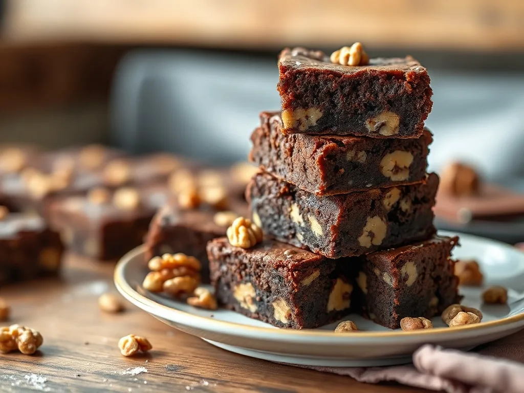 Cevizli Brownie Kareler