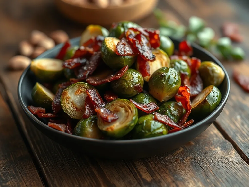 Keto Pastırmalı Brüksel Lahanası