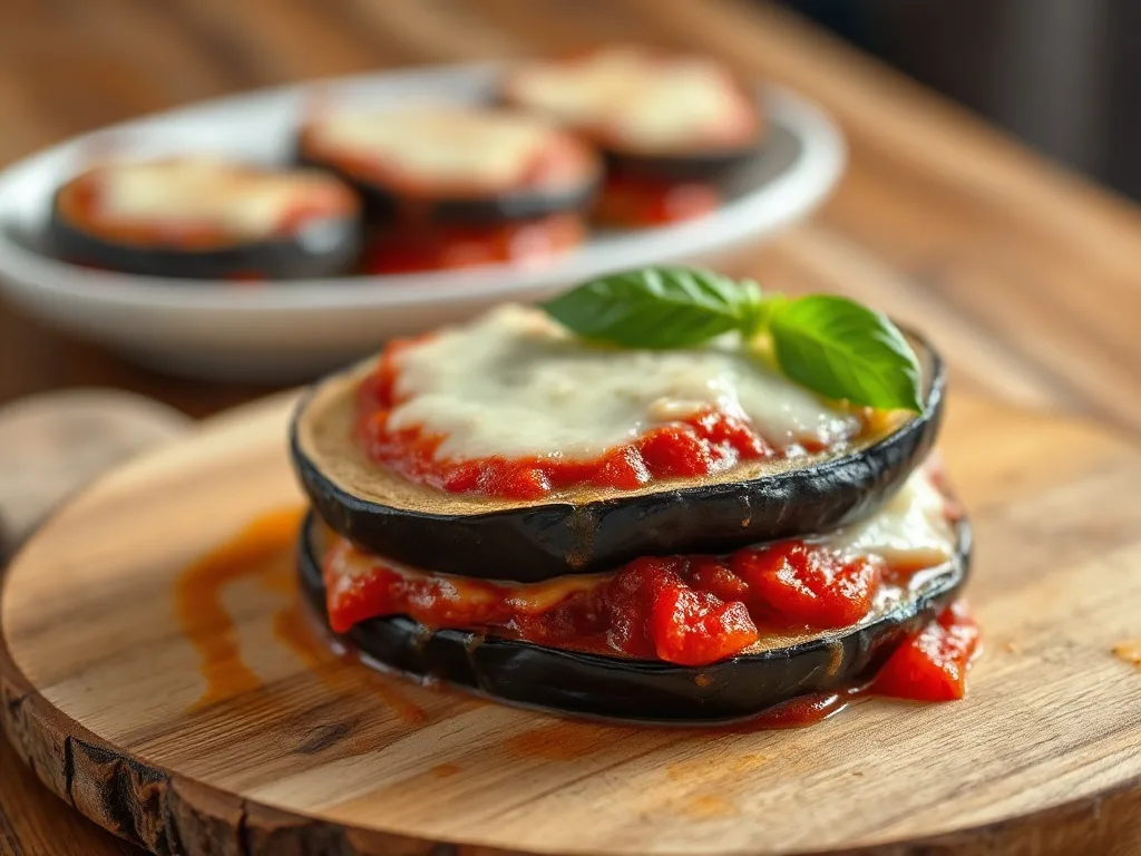 Keto Peynirli Patlıcan