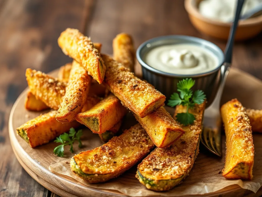 Keto Parmesanlı Kabak Çubuğu
