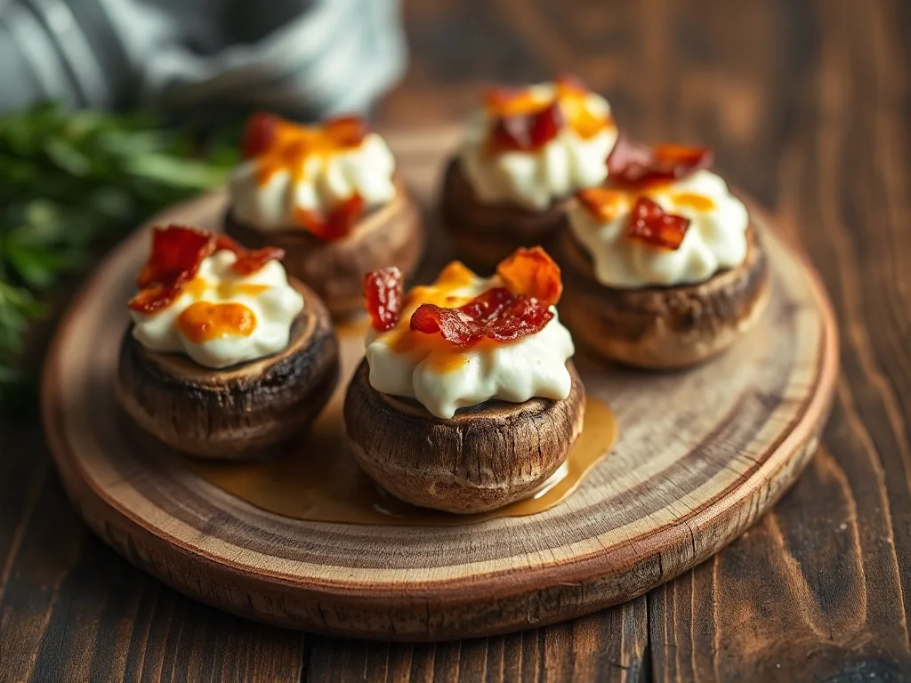 Keto Doldurulmuş Mantar