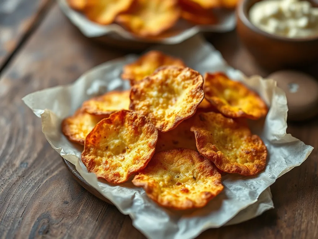 Keto Peynir Cipsi