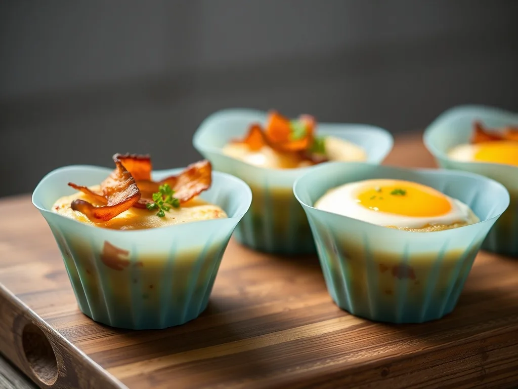 Keto Pastırmalı Yumurta Muffin