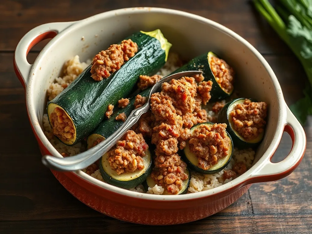 Kıymalı Kabak Dolması