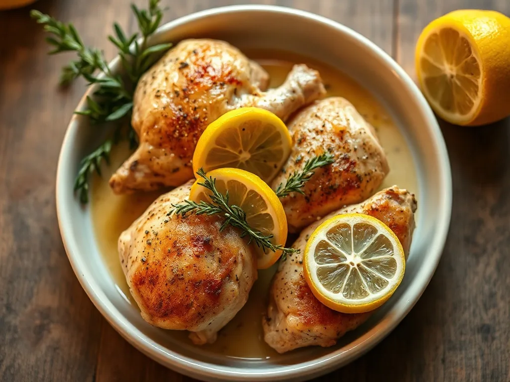 Limonlu Kekikli Tavuk Kalça