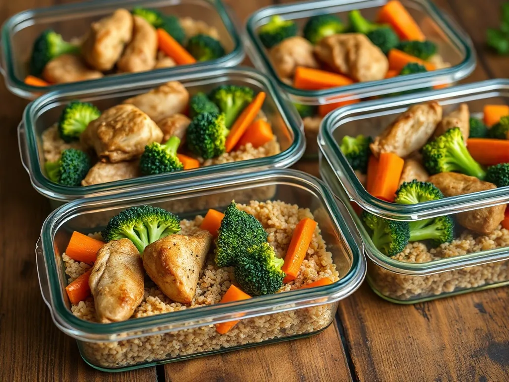 Meal Prep: Tavuk & Bulgur Kabı