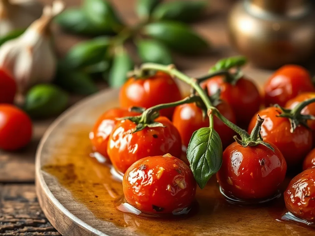 Fırın Cherry Domates Mezesi
