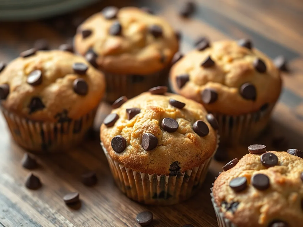 Çikolata Parçacıklı Muffin