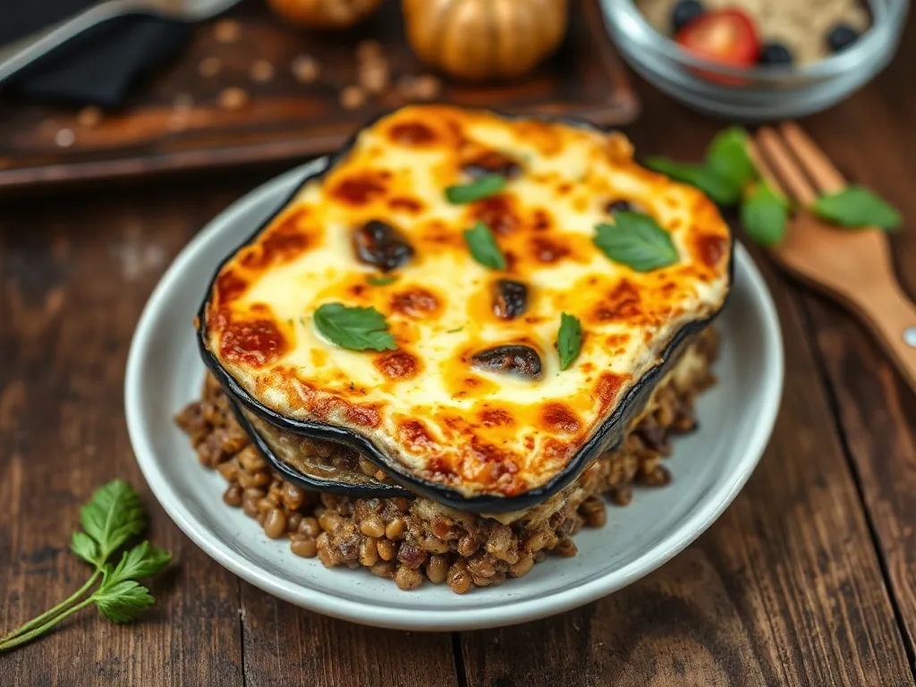 Vegan Patlıcan Musakka