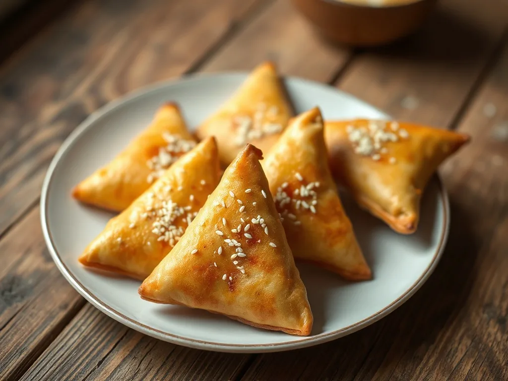 Peynirli Filo Üçgenler (Tiropita)