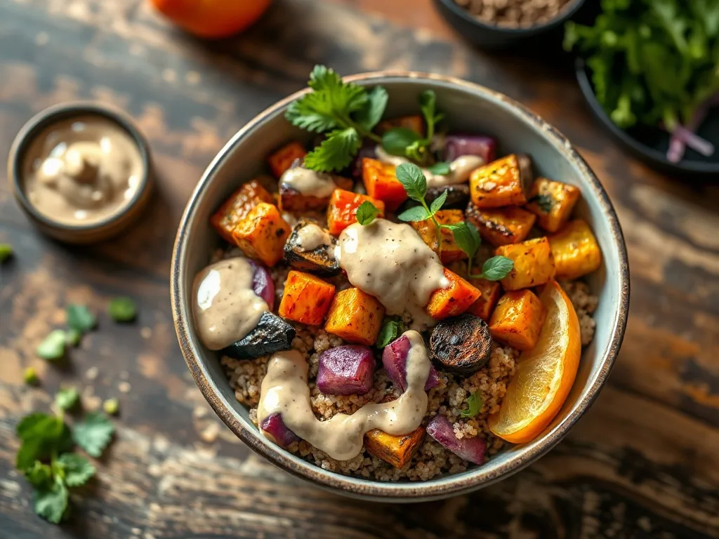 Fırın Sebzeli Buddha Bowl