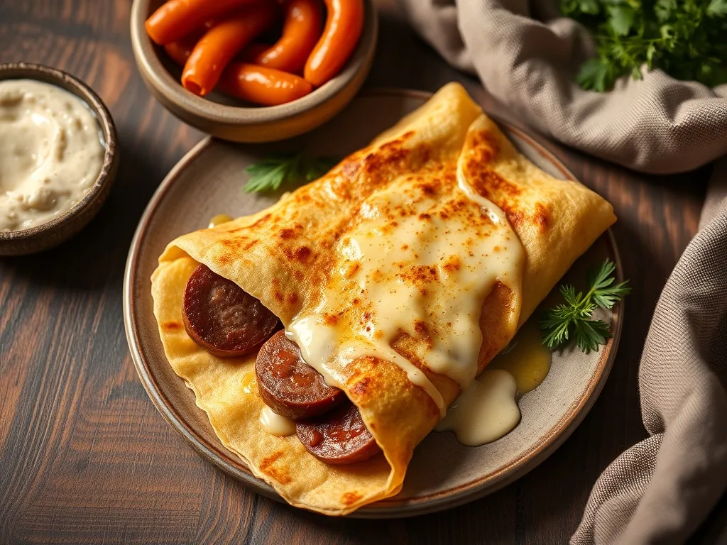 Sucuklu Krep