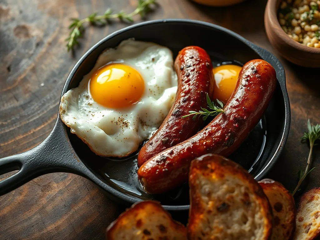 Sucuklu Yumurta (Kapta)