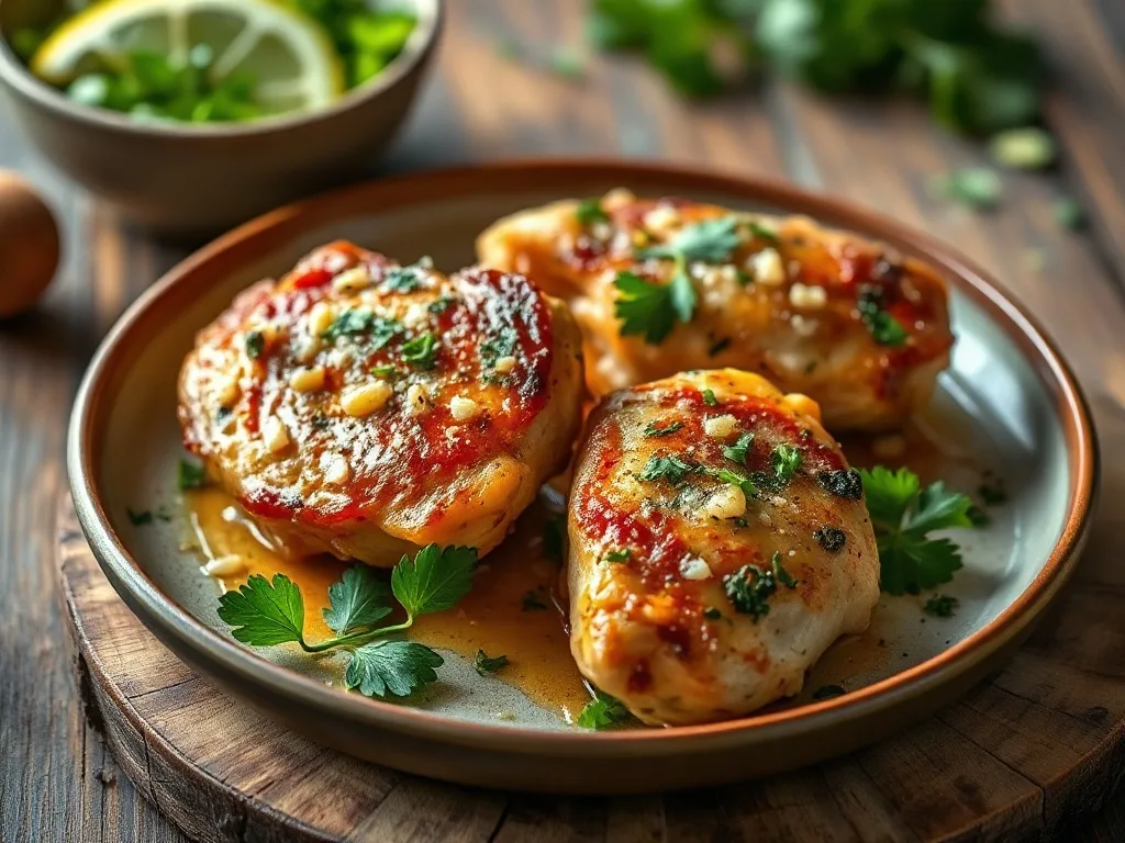 Sarımsaklı Parmesanlı Tavuk