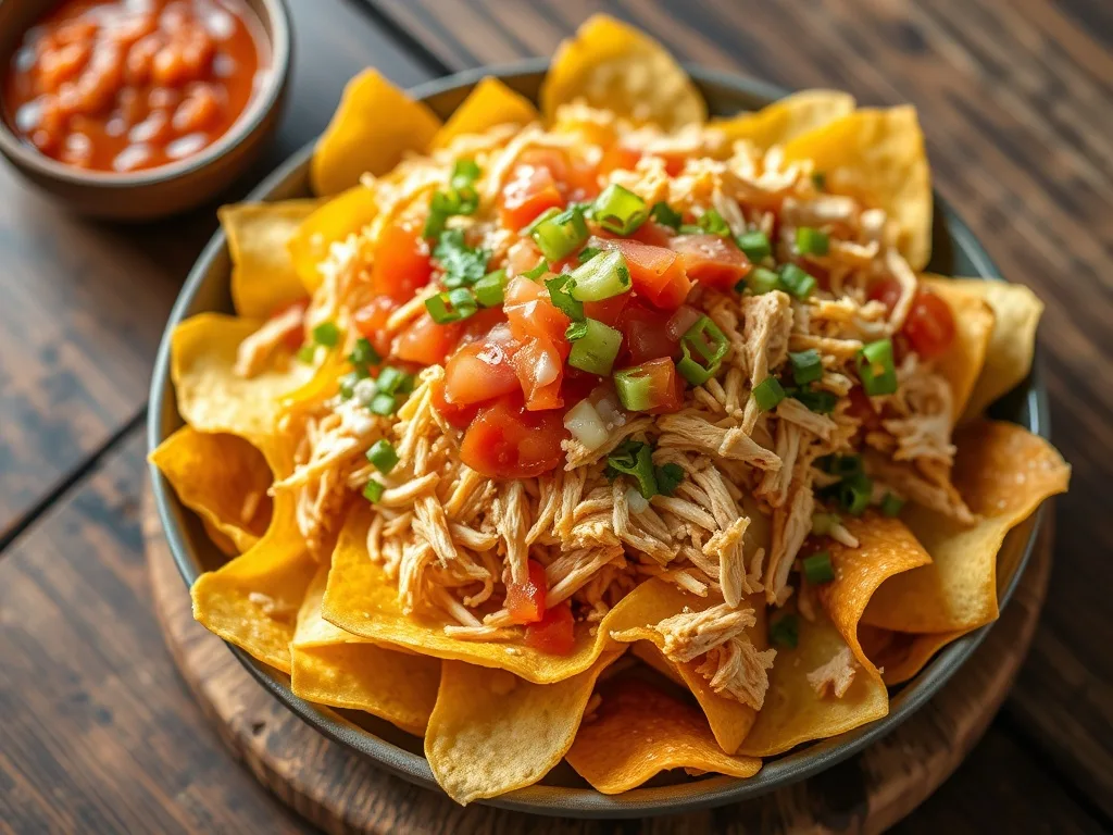 Tavuklu Nachos