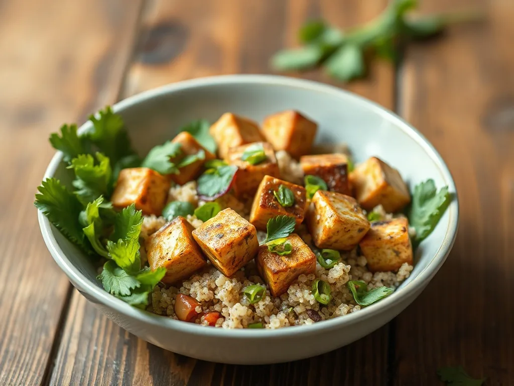 Tek Kişilik Tofu Bowl