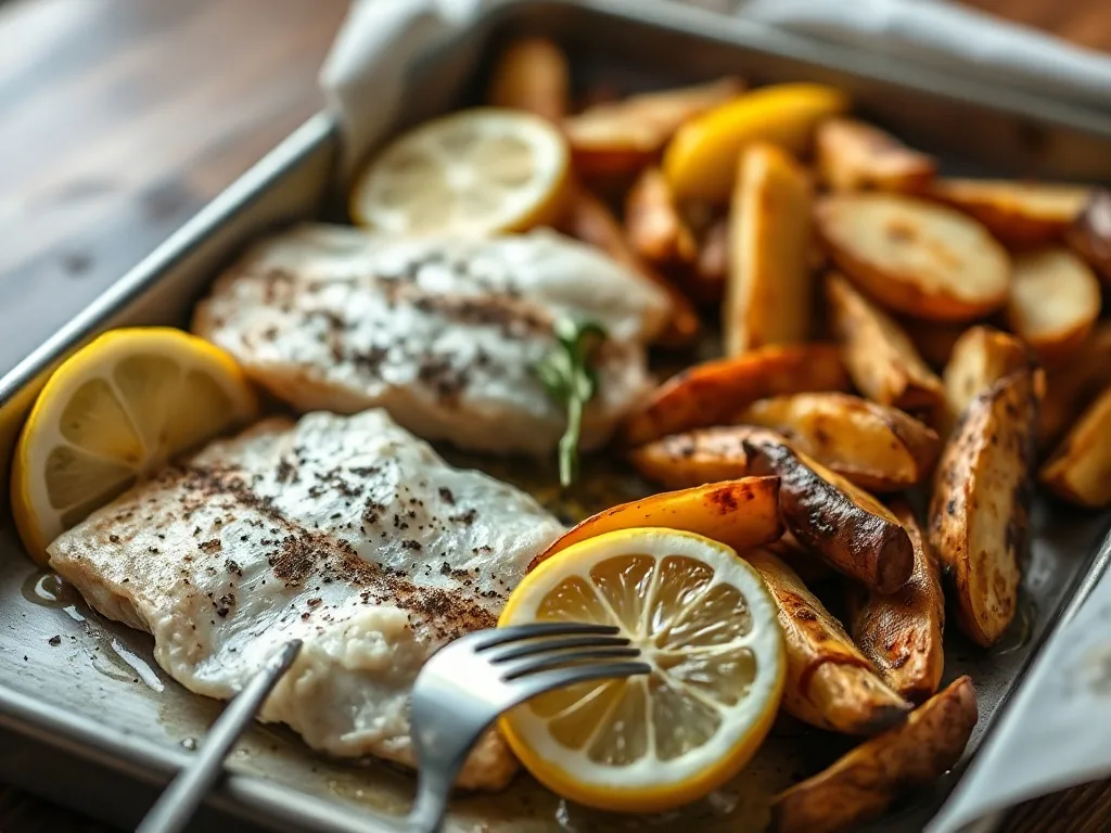 Tek Tepsi Balık & Patates