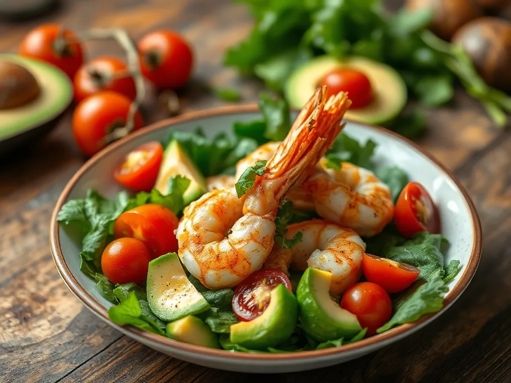 Yaz Karidesli Salata