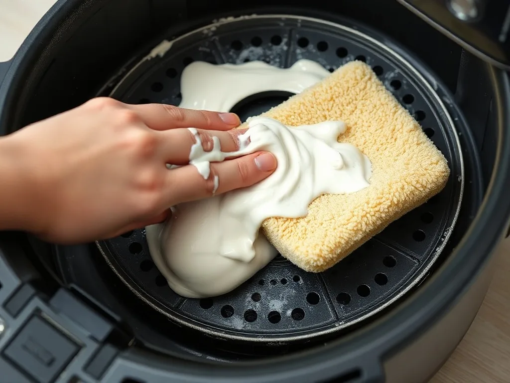 Airfryer'da Yapışan Yağ ve Yanık Nasıl Çıkarılır?